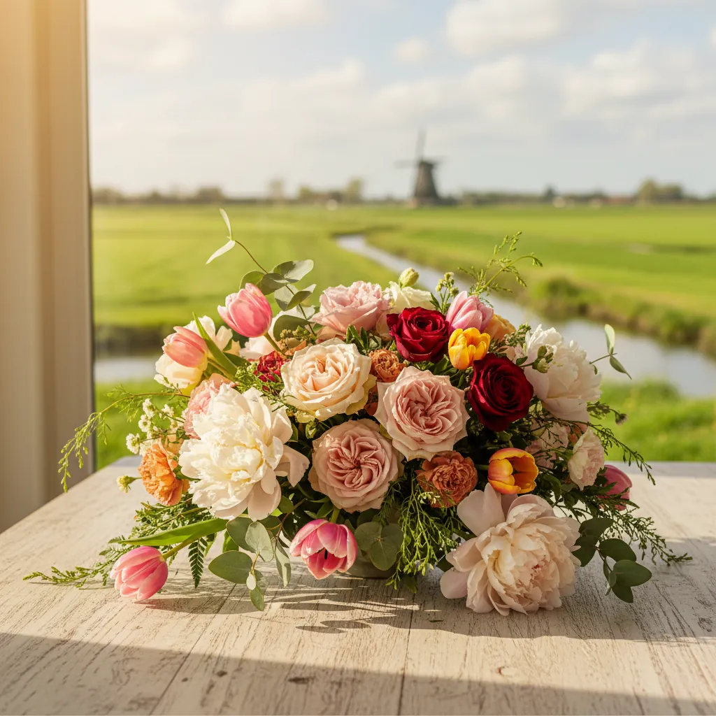 Verse seizoensbloemen van Wiro Bloembinders in Reeuwijk